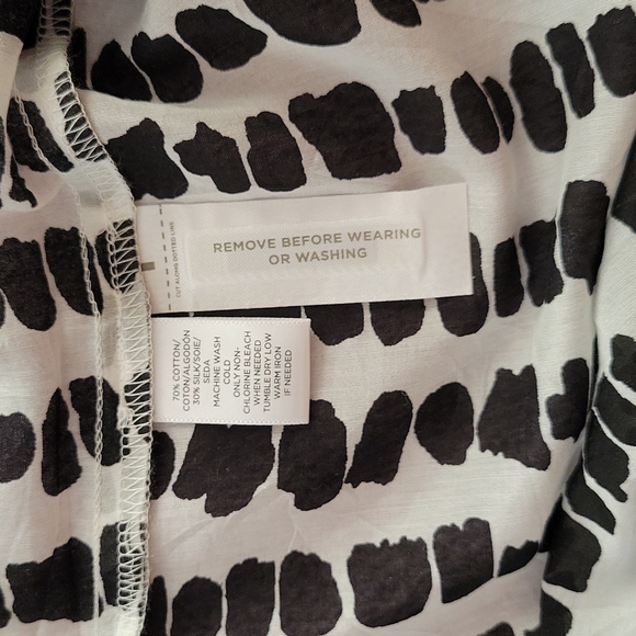 Ann Taylor Loft Printed Drop Shoulder Top - Picture 6 of 6